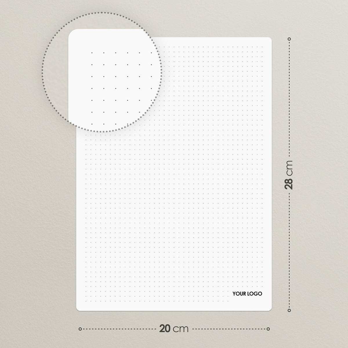28 X 20 - Paper Pack - Dotted Journals