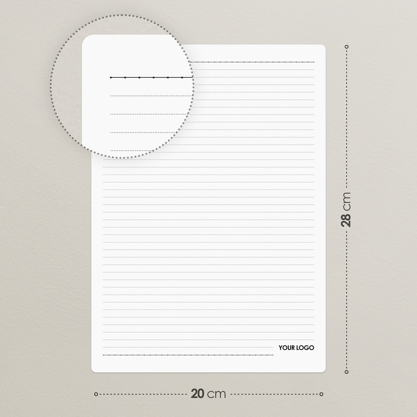 28 X 20 - Paper Pack - Lined