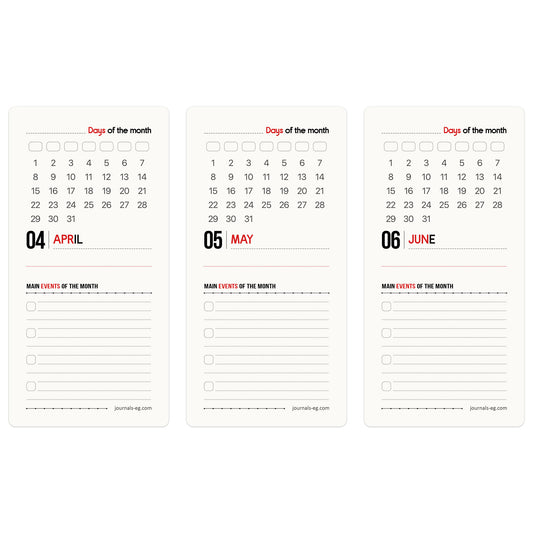 DB Monthly Calendar - Q2 - (Apr-May-Jun)