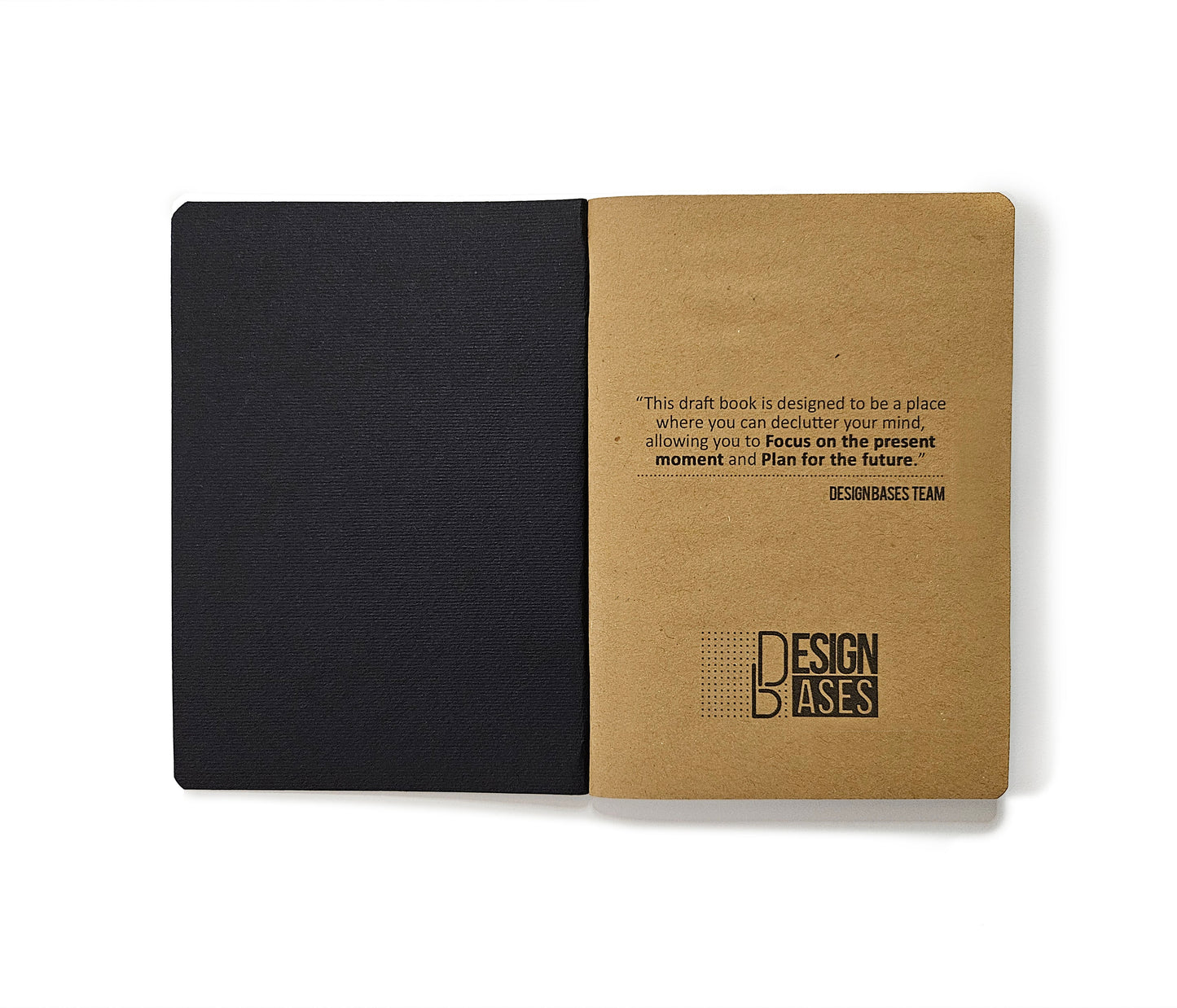 DB book | 14 x 10 cm - 52 Dotted Pages - (Black) Design Bases