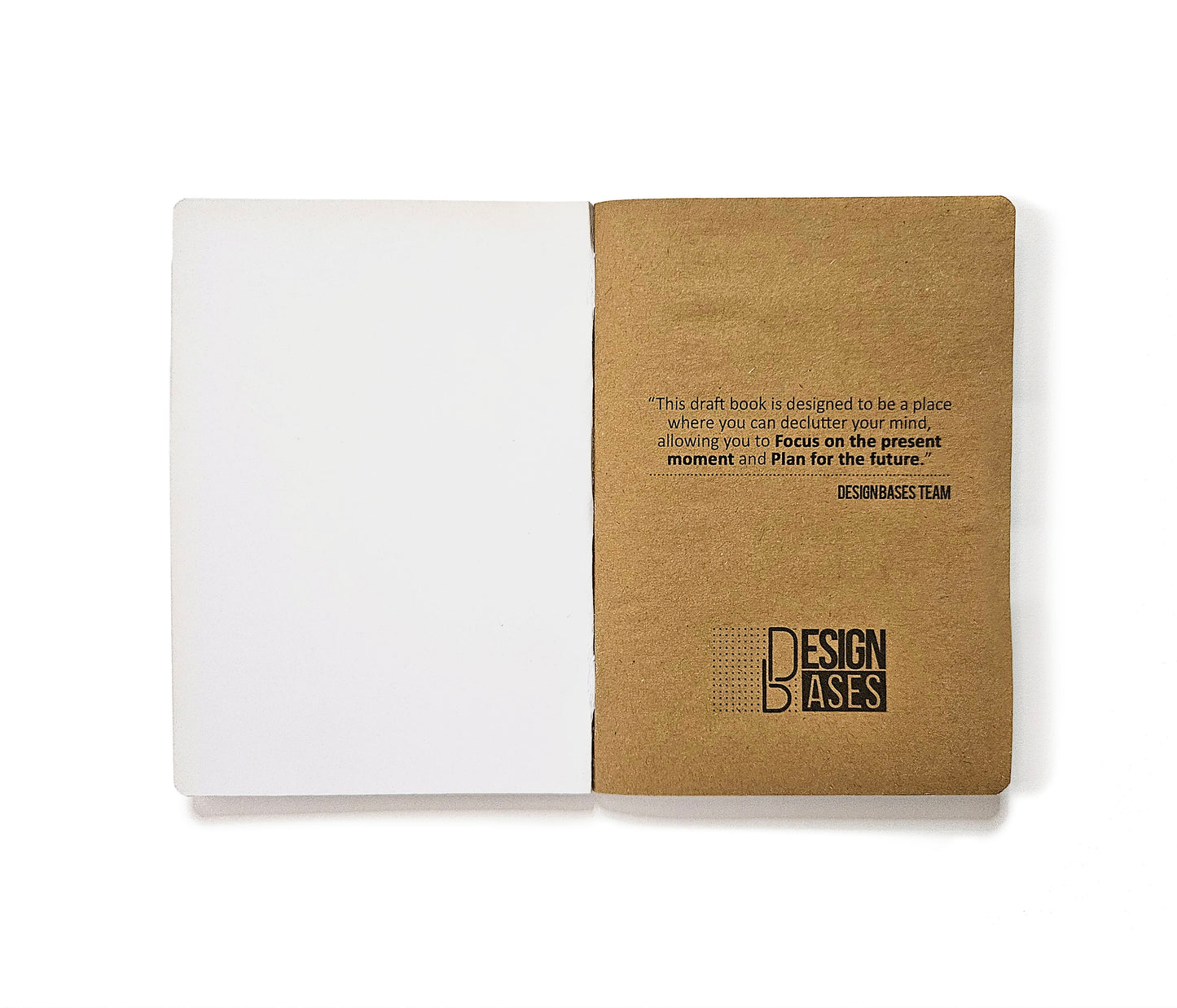 DB book | 14 x 10 cm - 52 Dotted Pages - (White) Design Bases