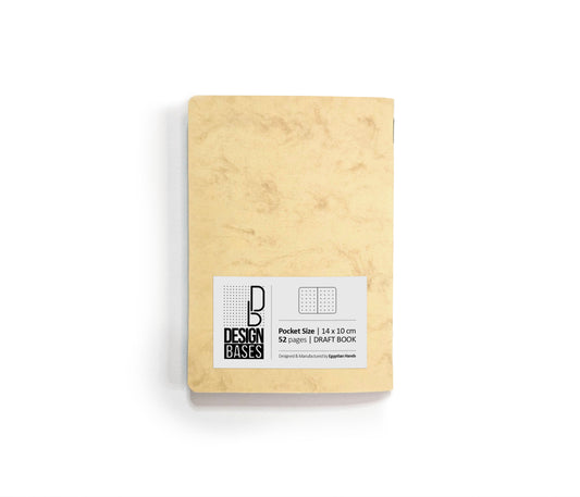 DB book | 14 x 10 cm - 52 Dotted Pages - (Yellow) Design Bases