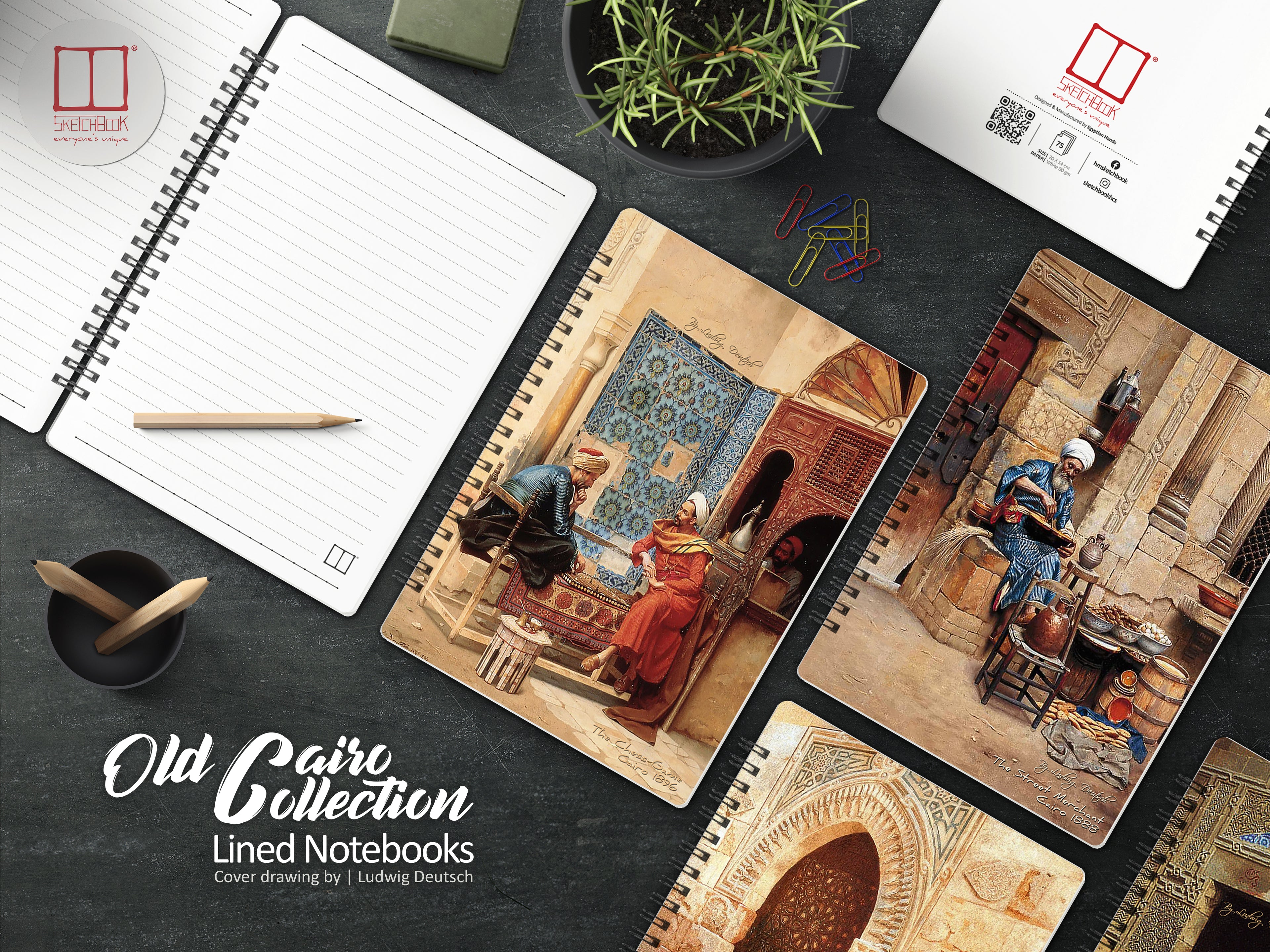 Notebooks | Old Cairo - (By Ludwig Deutsch)