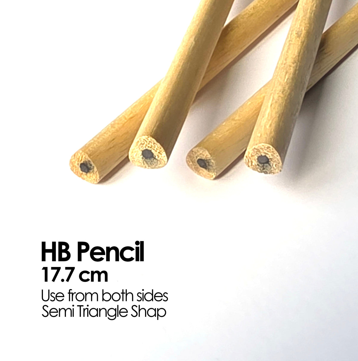 Pencil - Bamboo Wood - HB - 17.7 cm (1 Pencil) SketchBook Stationery
