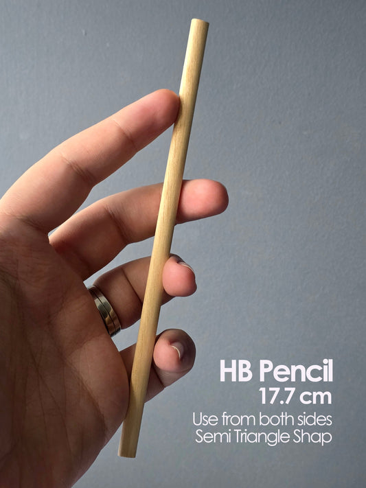 Pencil - Bamboo Wood - HB - 17.7 cm (1 Pencil) SketchBook Stationery