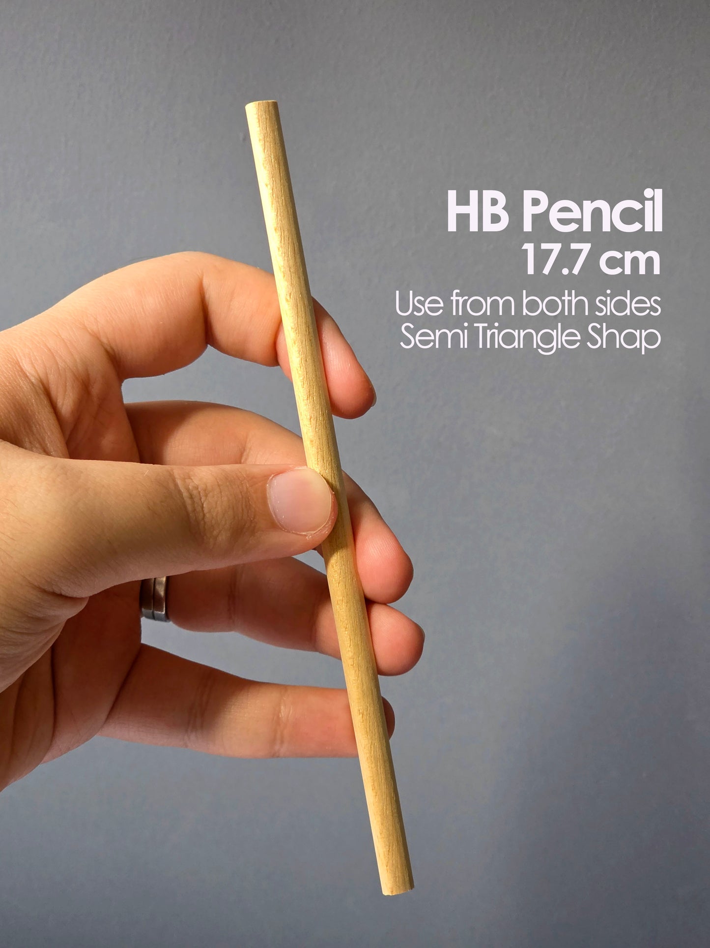 Pencil - Bamboo Wood - HB - 17.7 cm (1 Pencil)