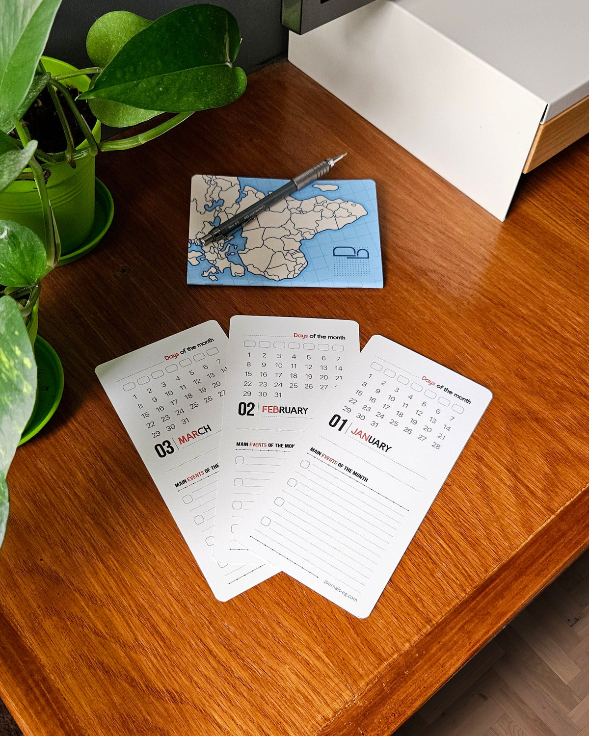 DB Monthly Calendar - Q1 - (Jan-Feb-Mar) Design Bases