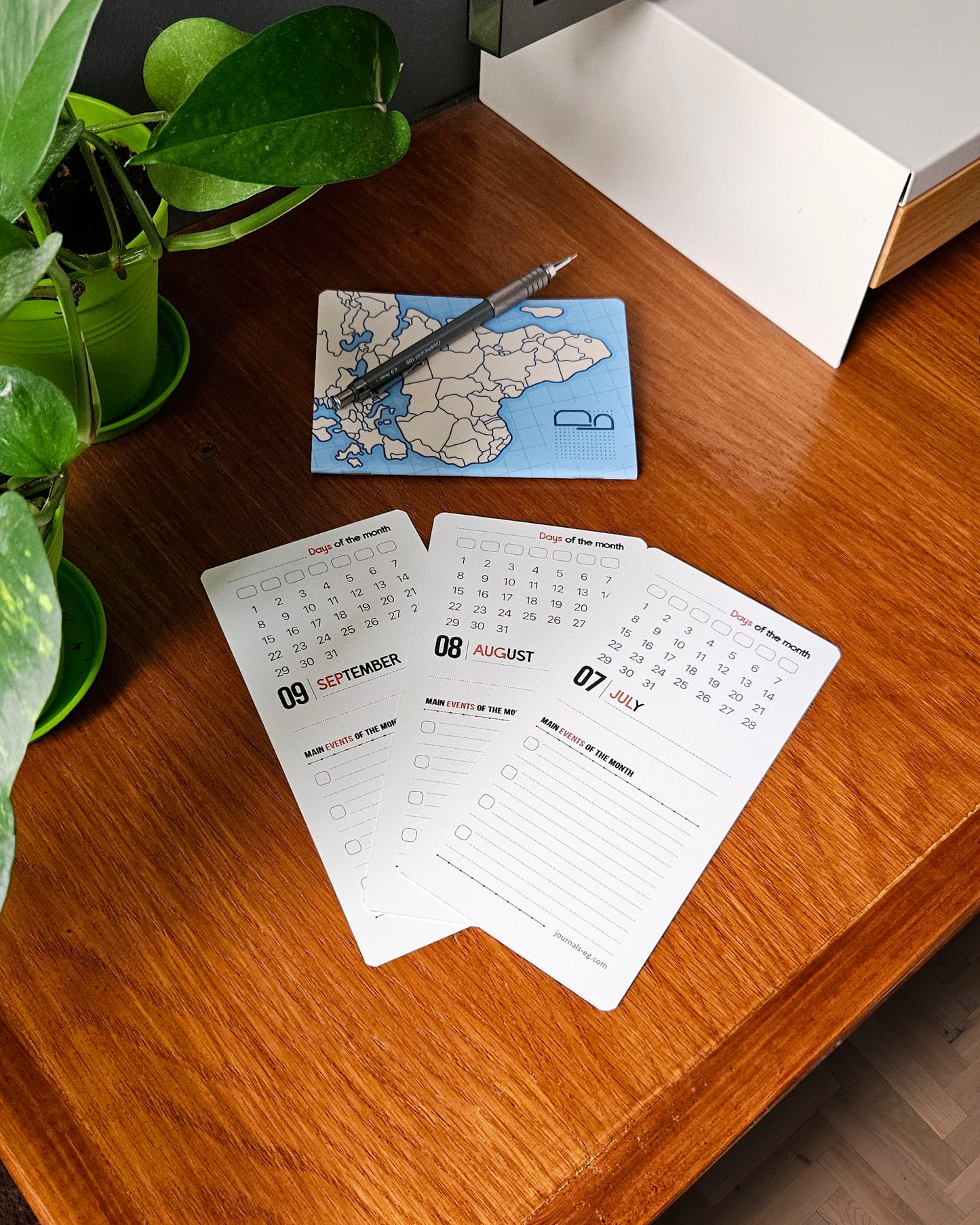 DB Monthly Calendar - Q3 - (Jul-Aug-Sep)