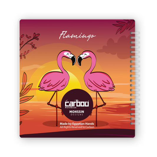 Carbon | 20X20 cm - 75 Sheets | Flamingo Carbon