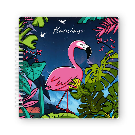 Carbon | 20X20 cm - 75 Sheets | Flamingo Carbon