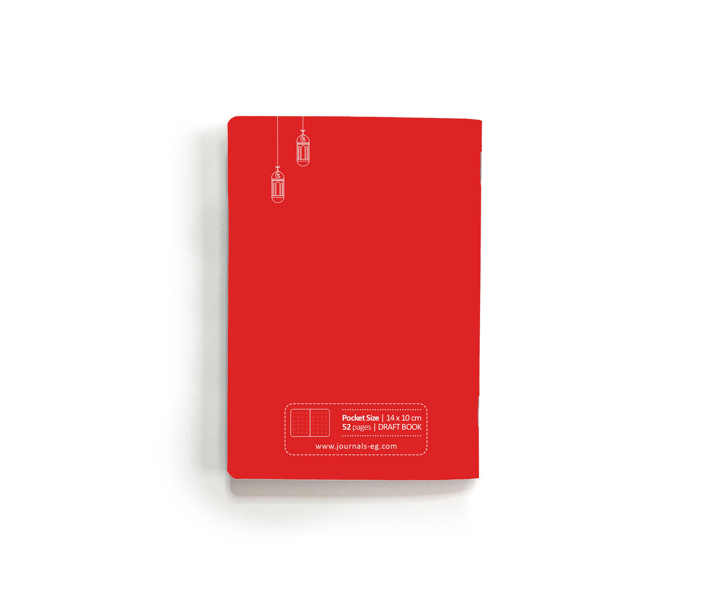 Dotted Journal Booklet | 14 X 10 cm - 52 Dotted Pages - Ramadan SketchBook Stationery