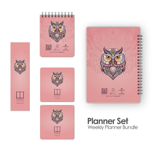 Planner Set | 20 X 14 cm - Owl