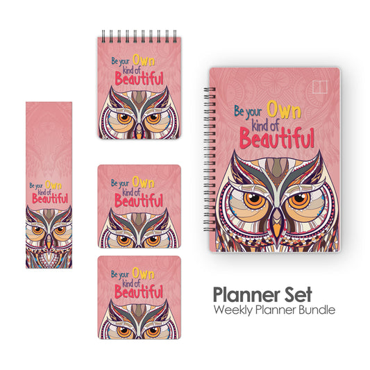 Planner Set | 20 X 14 cm - Owl