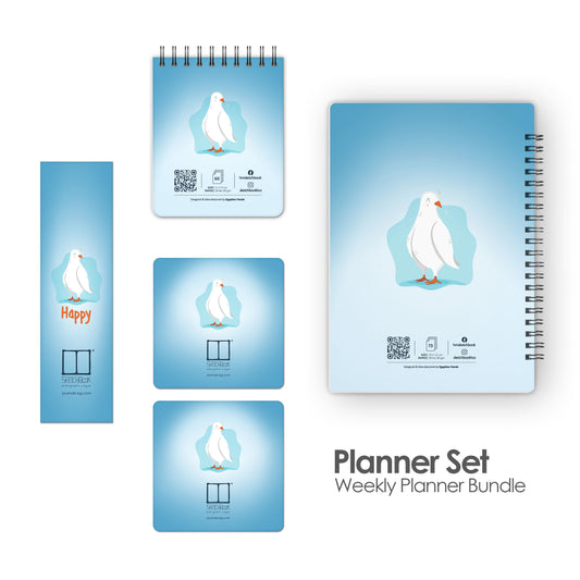Planner Set | 20 X 14 cm - Pigeon