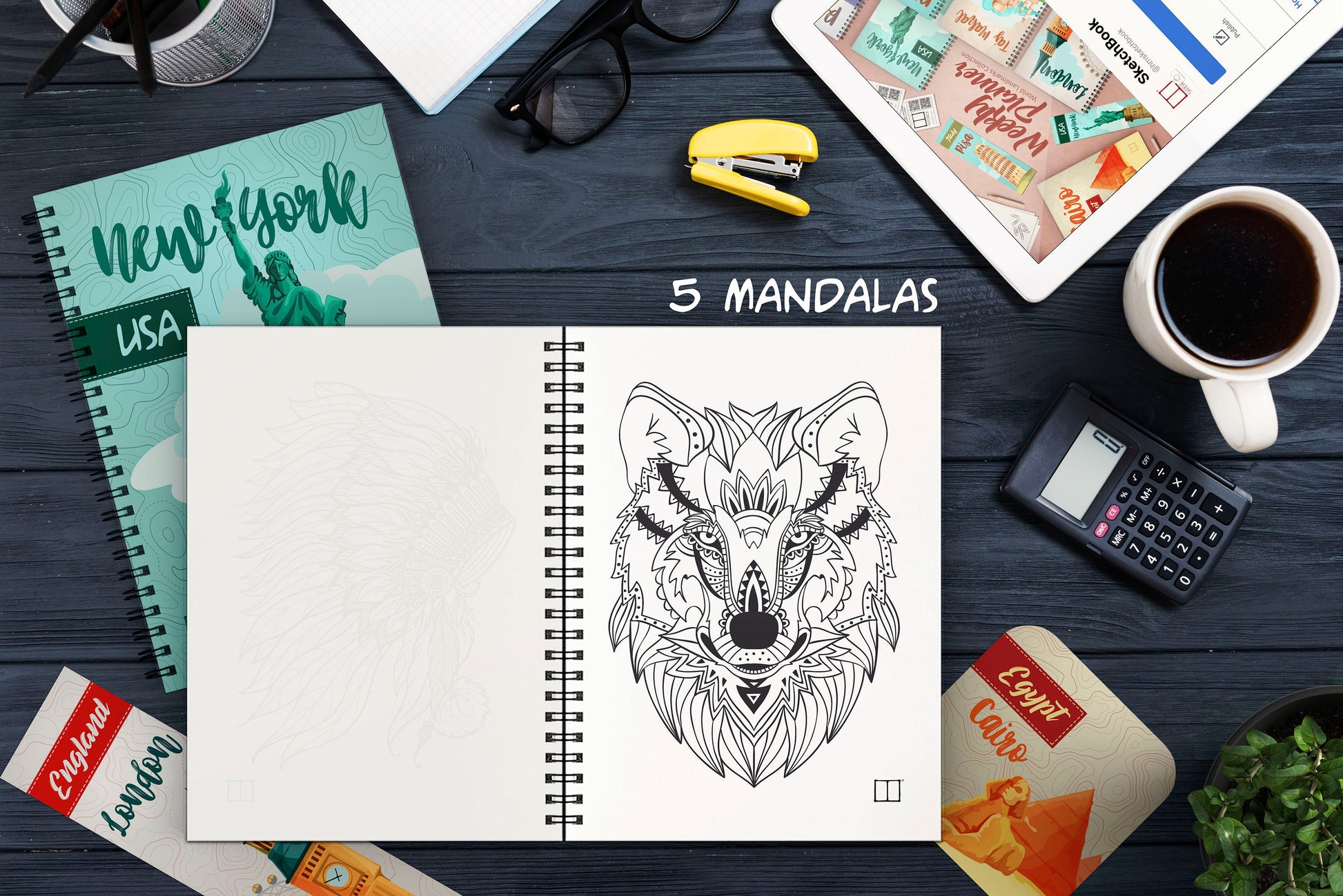 Weekly Planner Set | 20 X 14 cm - (Cities Edition) - London - from SketchBook Stationery