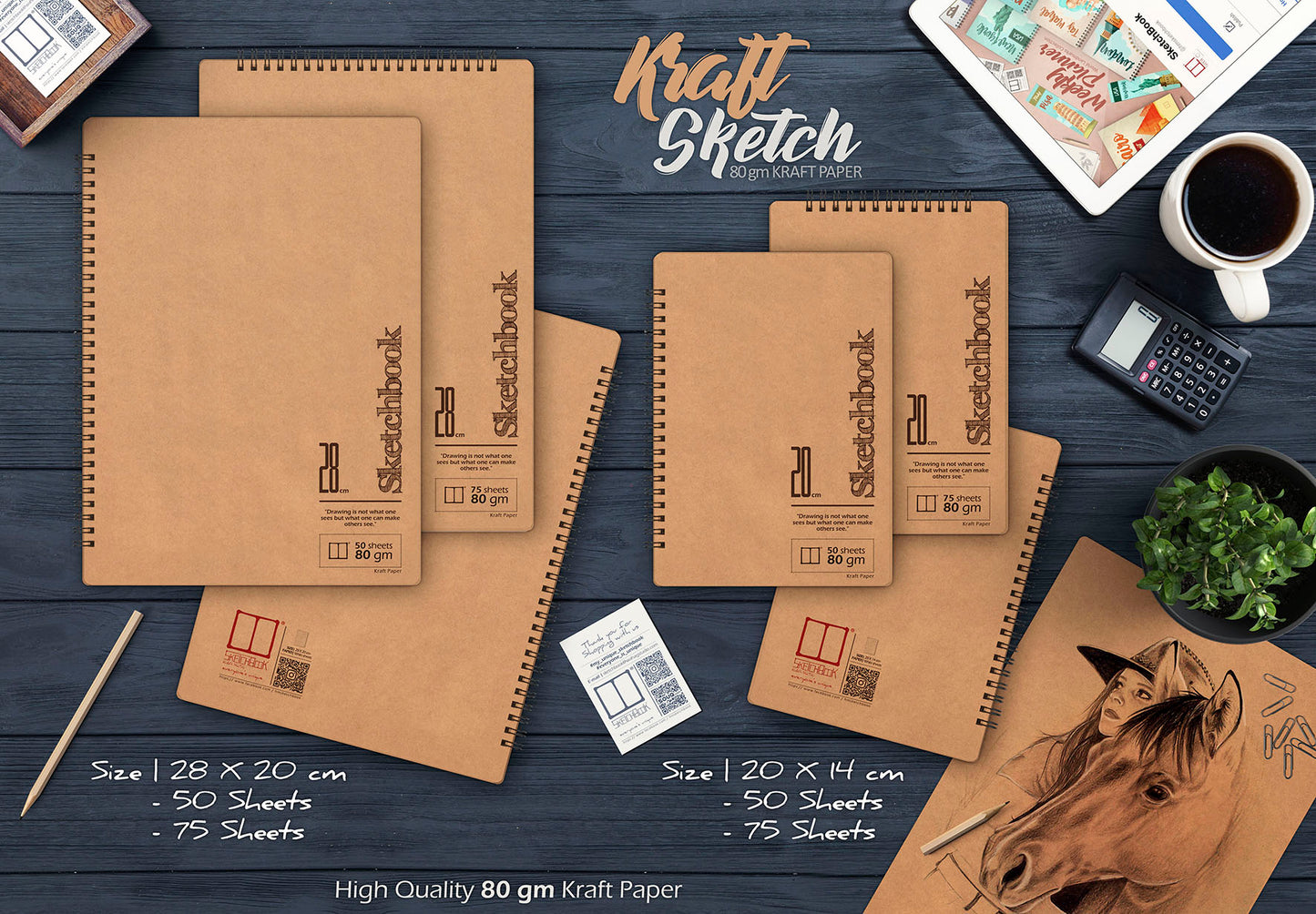 Kraft Sketch | Brown Paper - from SketchBook Stationery