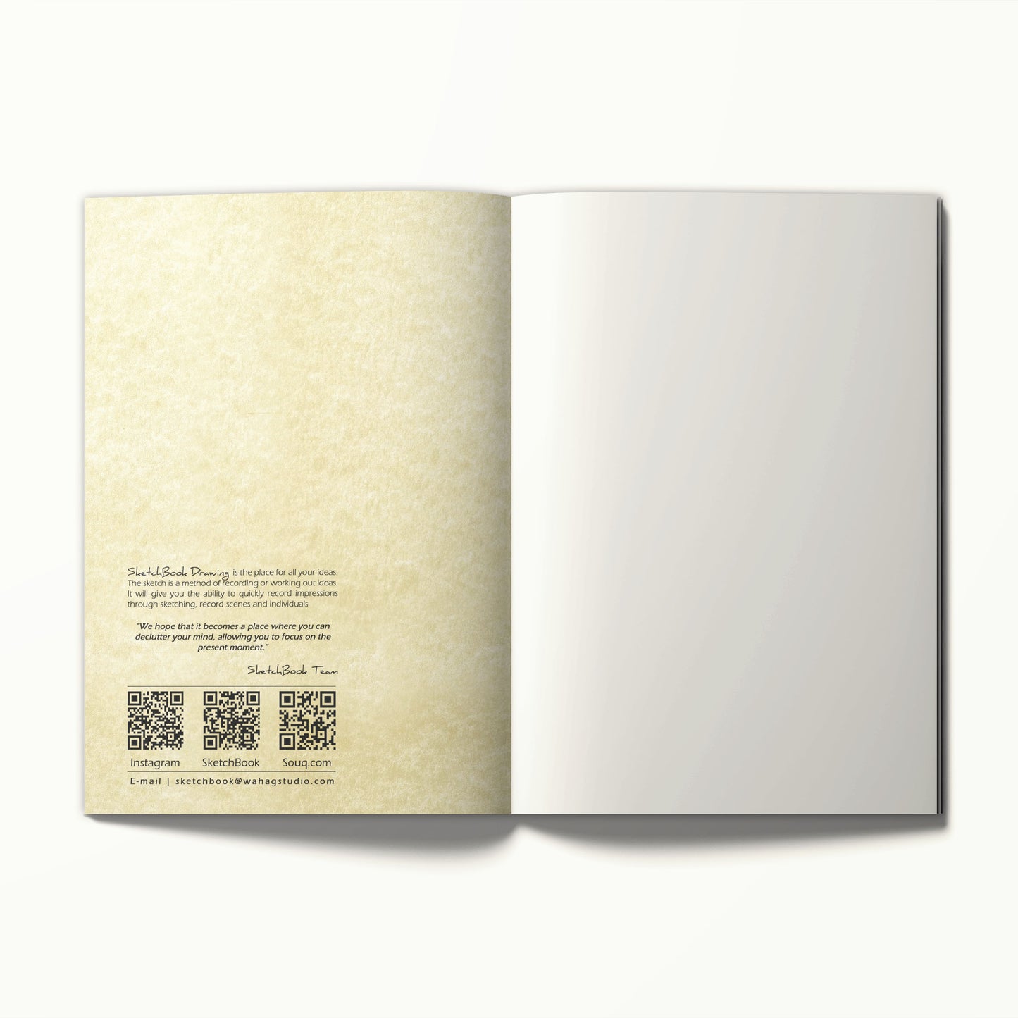 Sketching Booklet | 20 X 14 cm (Alexandria a city to love) - from SketchBook Stationery