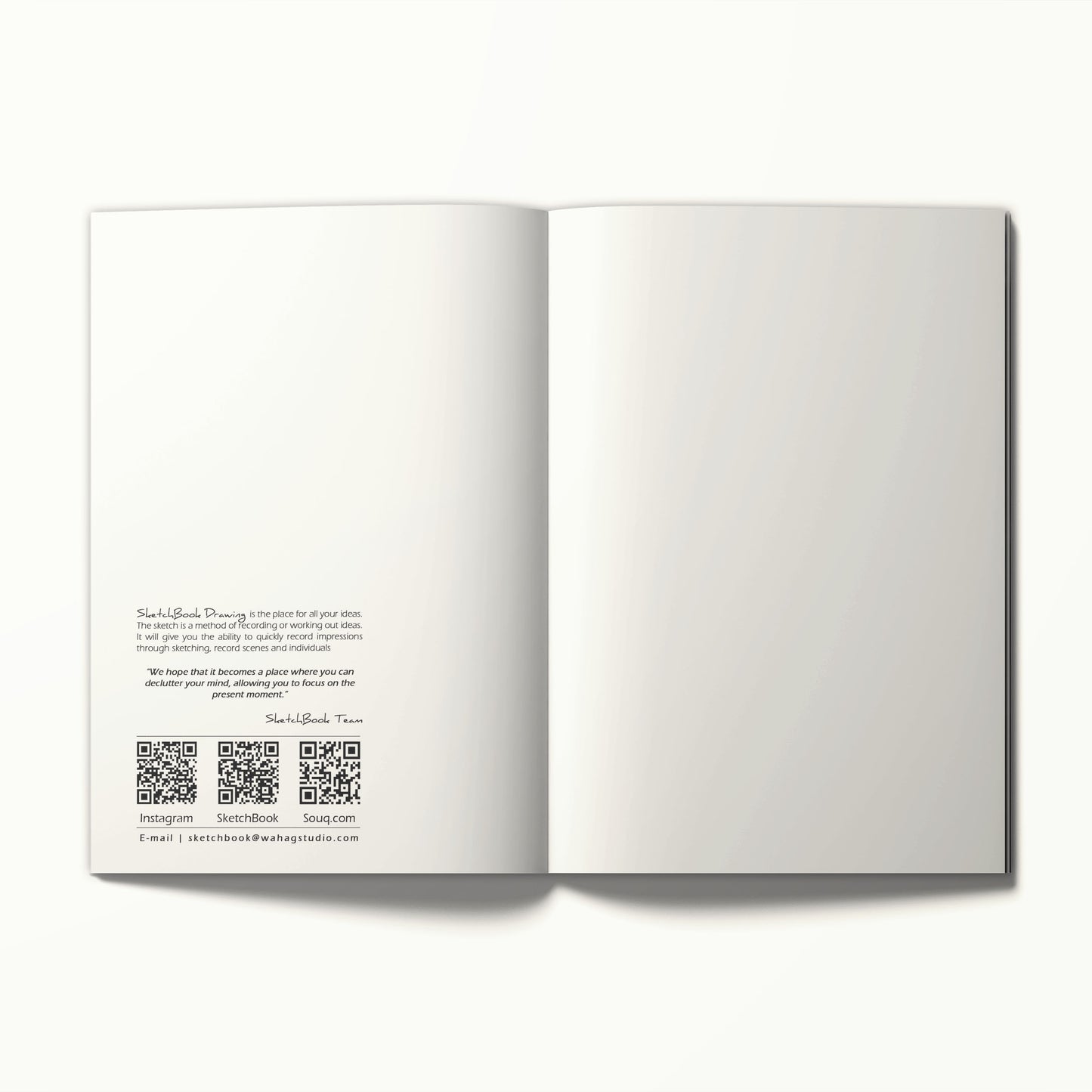 Sketching Booklet | 20 X 14 cm (Alexandria a city to love) - from SketchBook Stationery