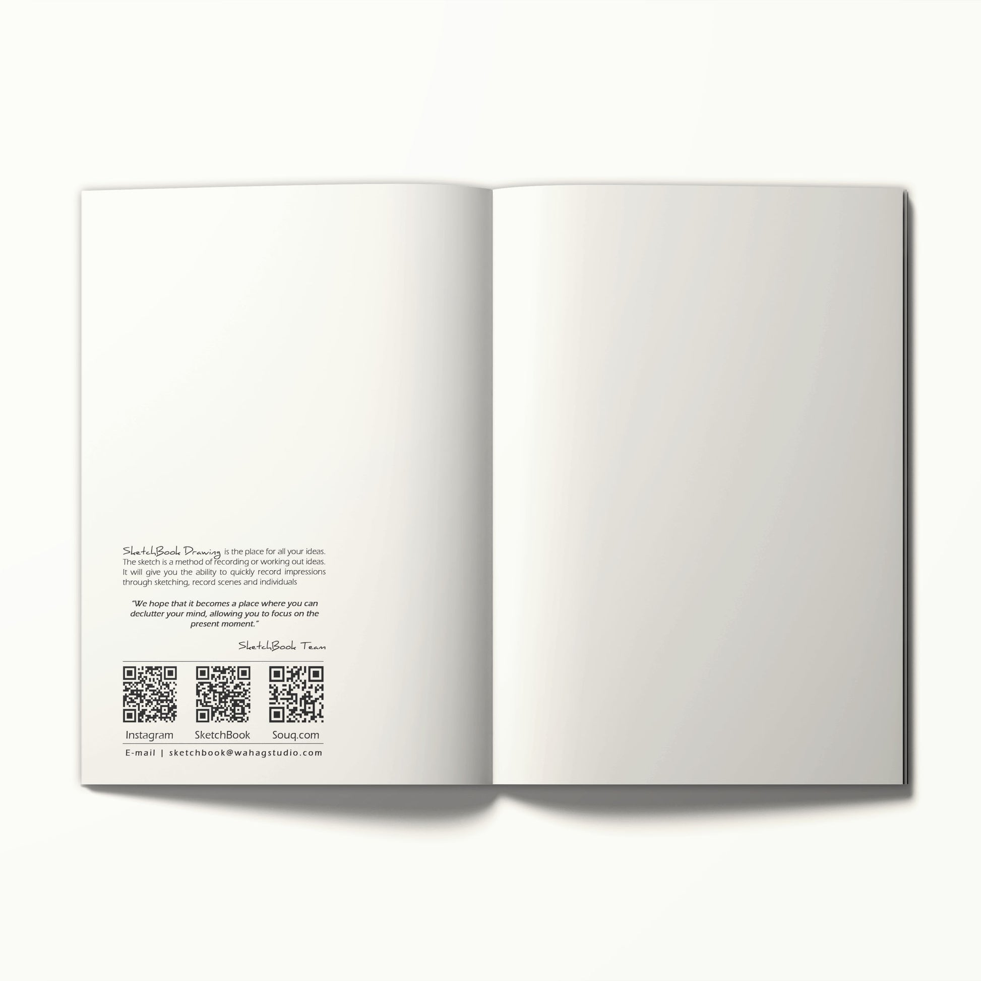 Sketching Booklet | 20 X 14 cm (Alexandria a city to love) - from SketchBook Stationery