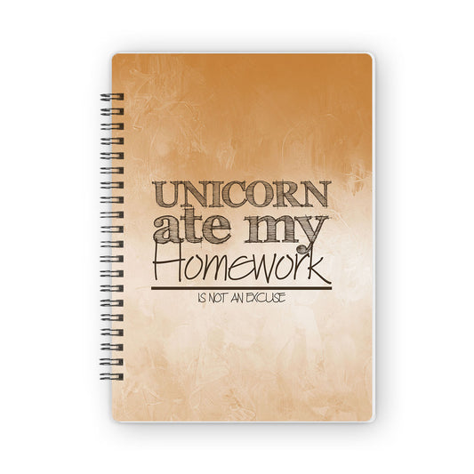 Notebooks | 20 X 14 cm - BTS Collection - Ate my Homework - Orange - from SketchBook Stationery
