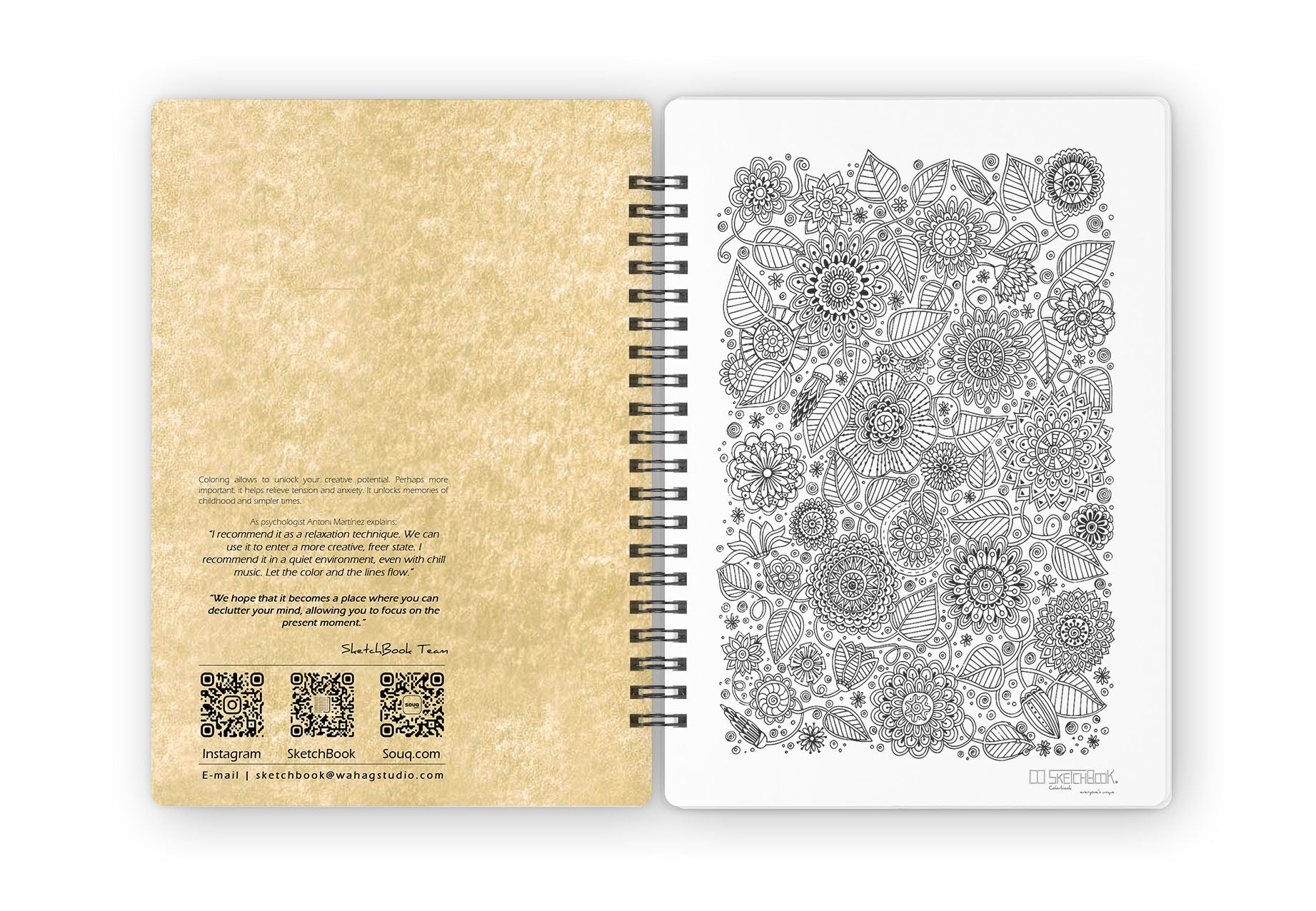 Adult Color Books | 20 X 14 cm - The Original Collection - from SketchBook Stationery