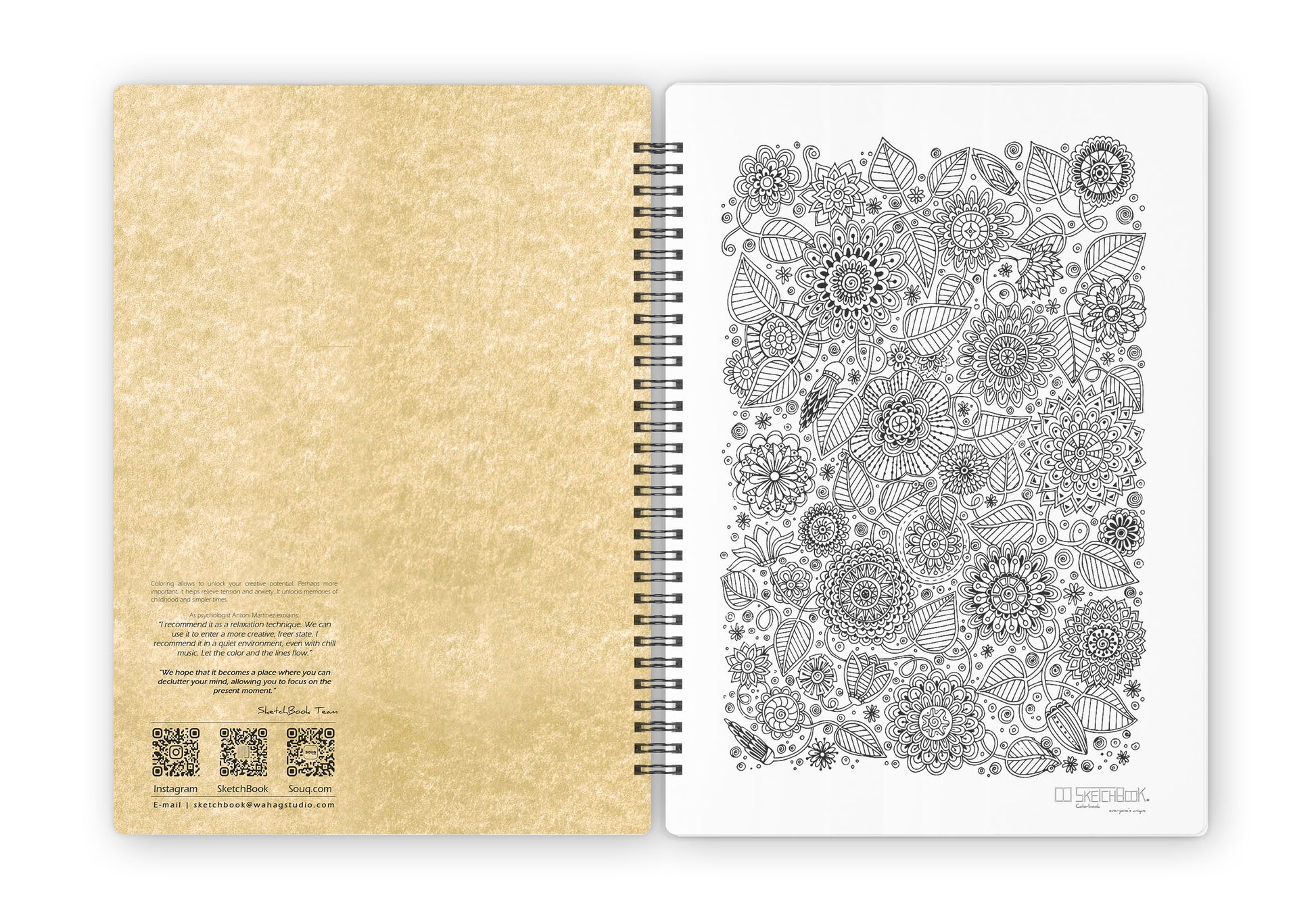 Adult Color Books | 28 X 20 cm - The Original Collection - from SketchBook Stationery
