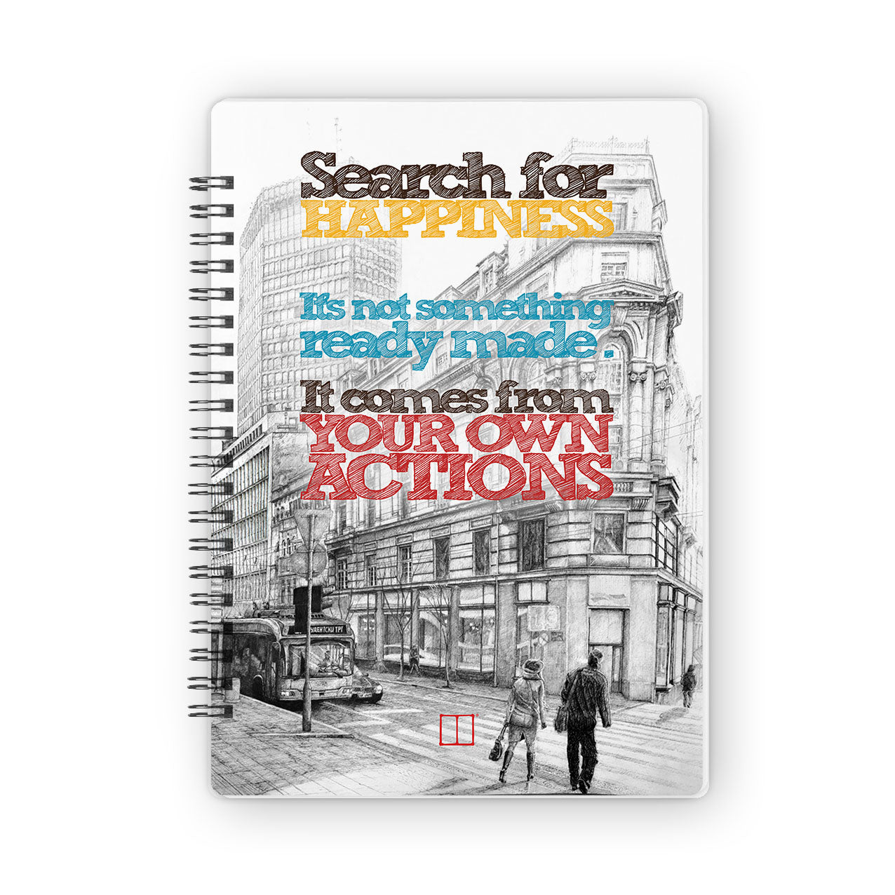 Notebooks | Happiness 01 - from SketchBook Stationery