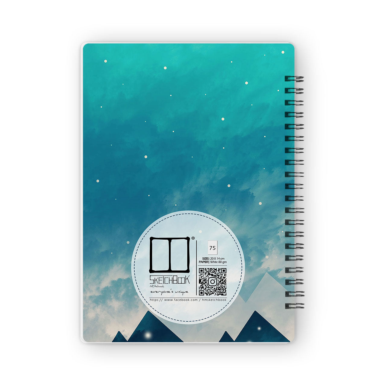 Notebooks | 20 X 14 cm - Blue Mountains - from SketchBook Stationery