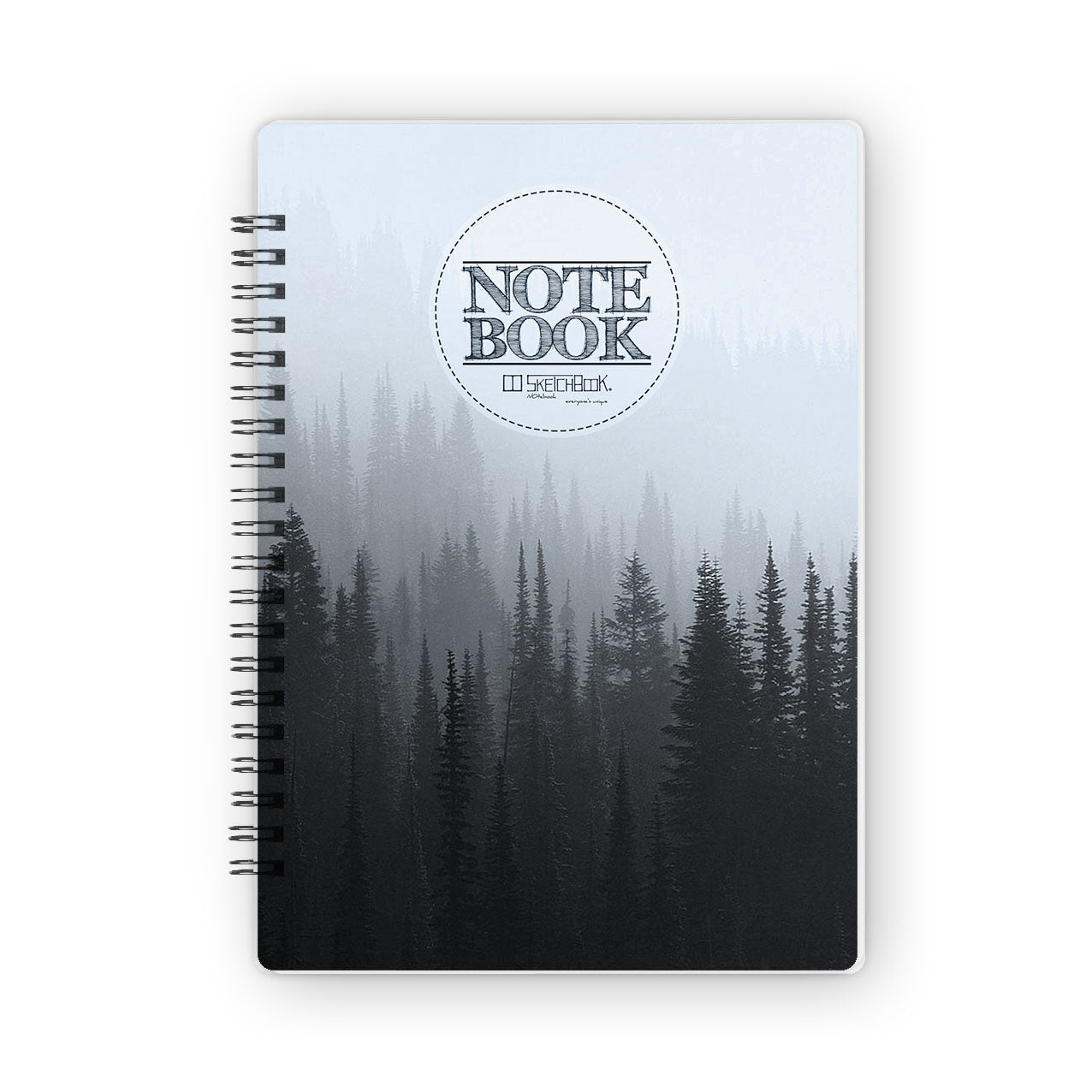 Notebooks | 20 X 14 cm - White Forest - from SketchBook Stationery