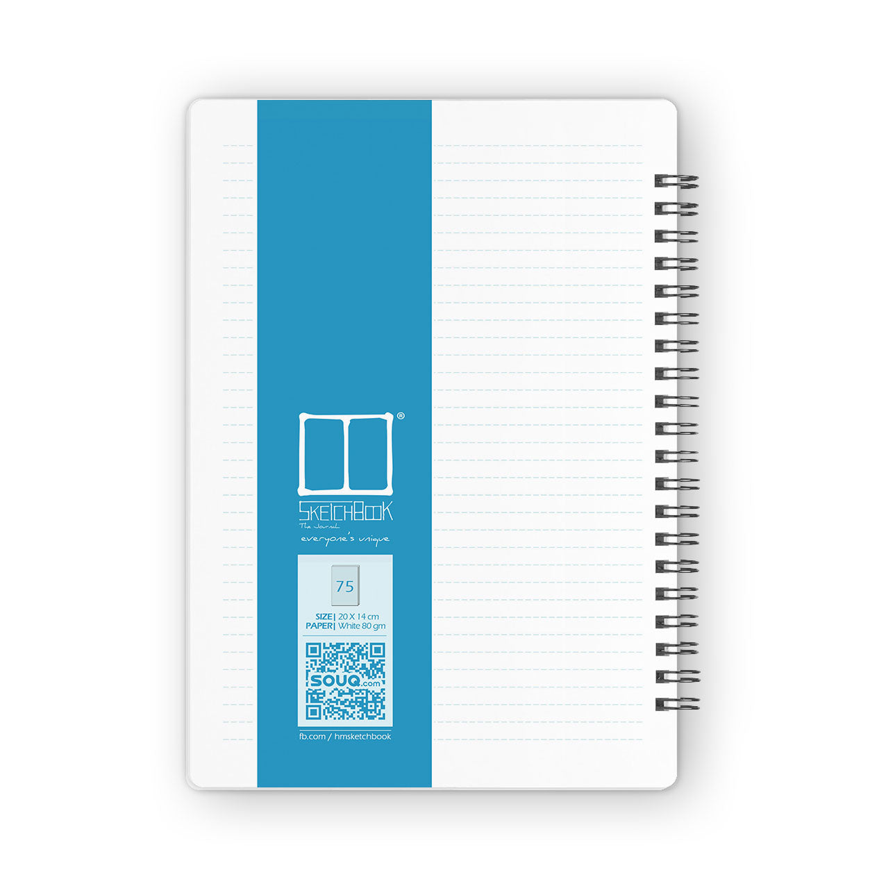 The Journal | 20 X 14 cm - Blue - from SketchBook Stationery