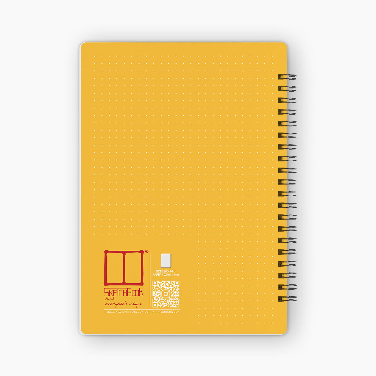 Journal | 20 X 14 cm - Yellow - from SketchBook Stationery