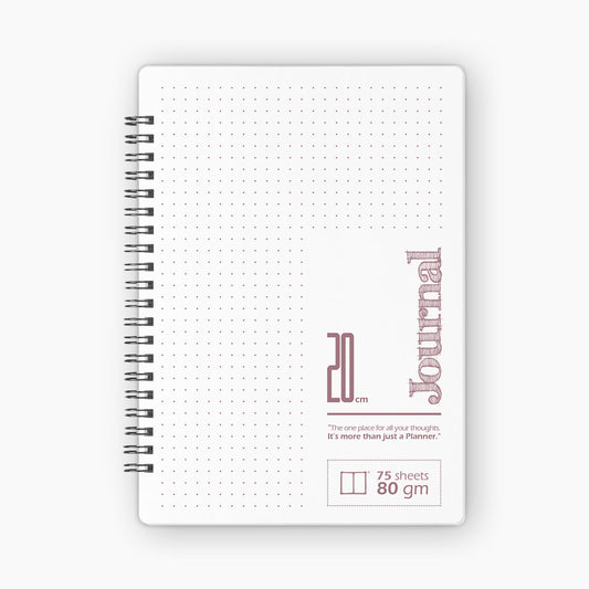 Journal | 20 X 14 cm - White (Pinkish) - from SketchBook Stationery