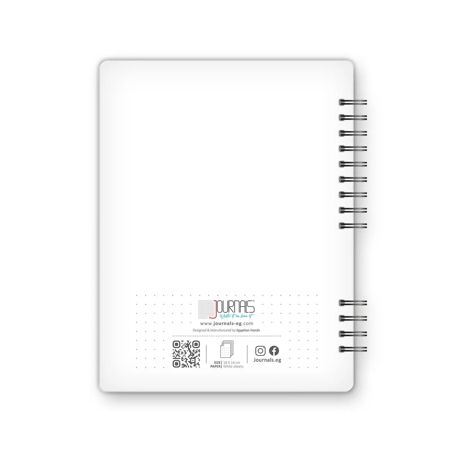 Journal - 18X14 cm - 75 Sheets | White - from Journals
