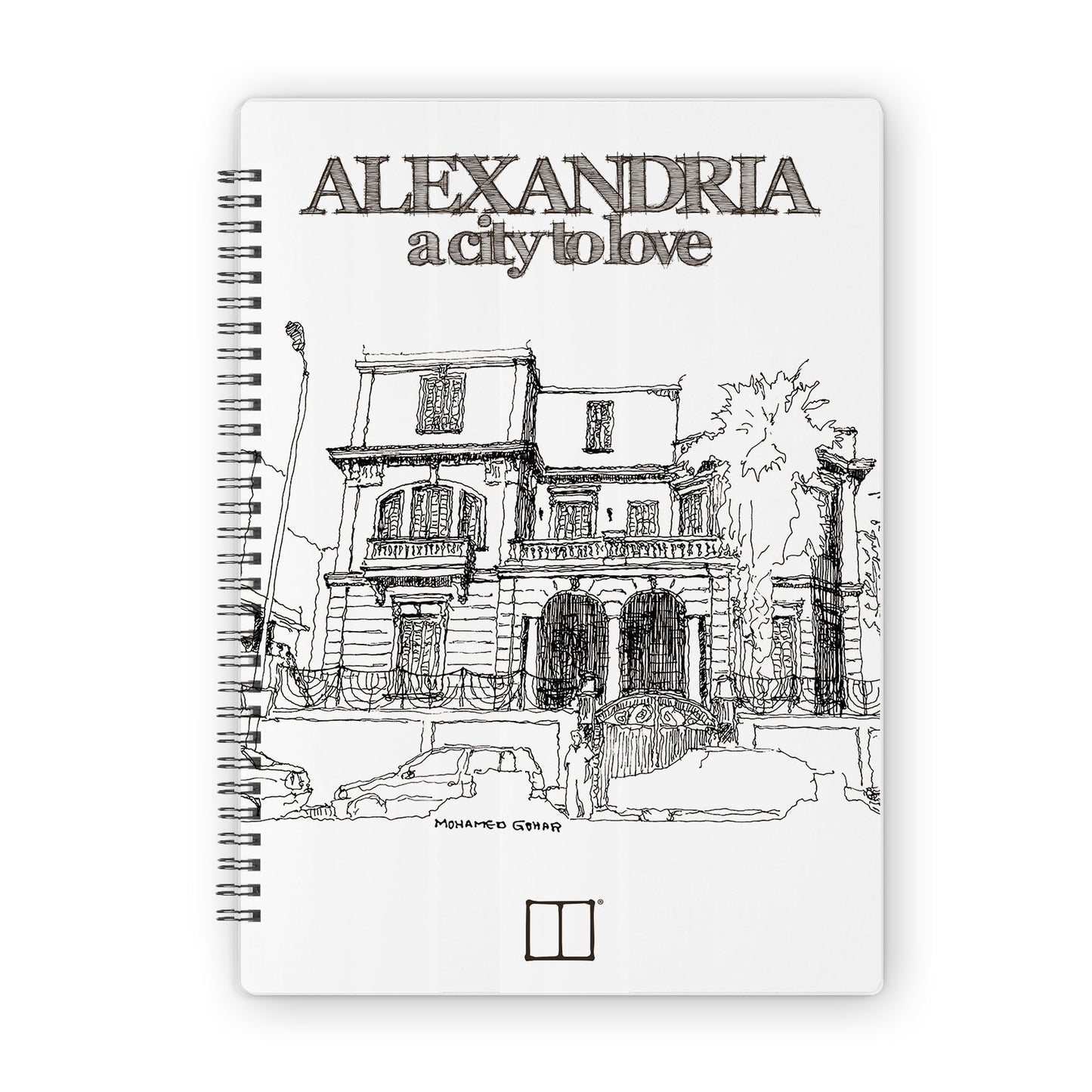 Sketchbook | 28 X 20 cm - (Alexandria a city to love) - 01 - from SketchBook Stationery