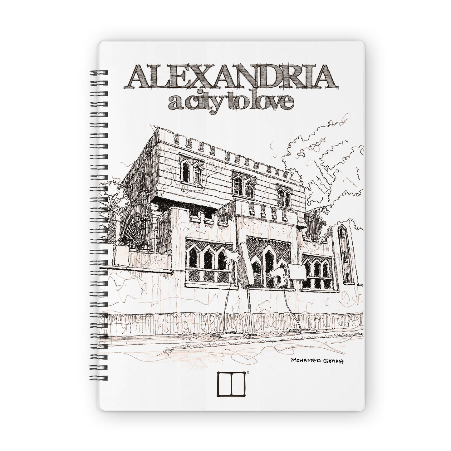 Sketchbook | 28 X 20 cm - (Alexandria a city to love) - 02 - from SketchBook Stationery