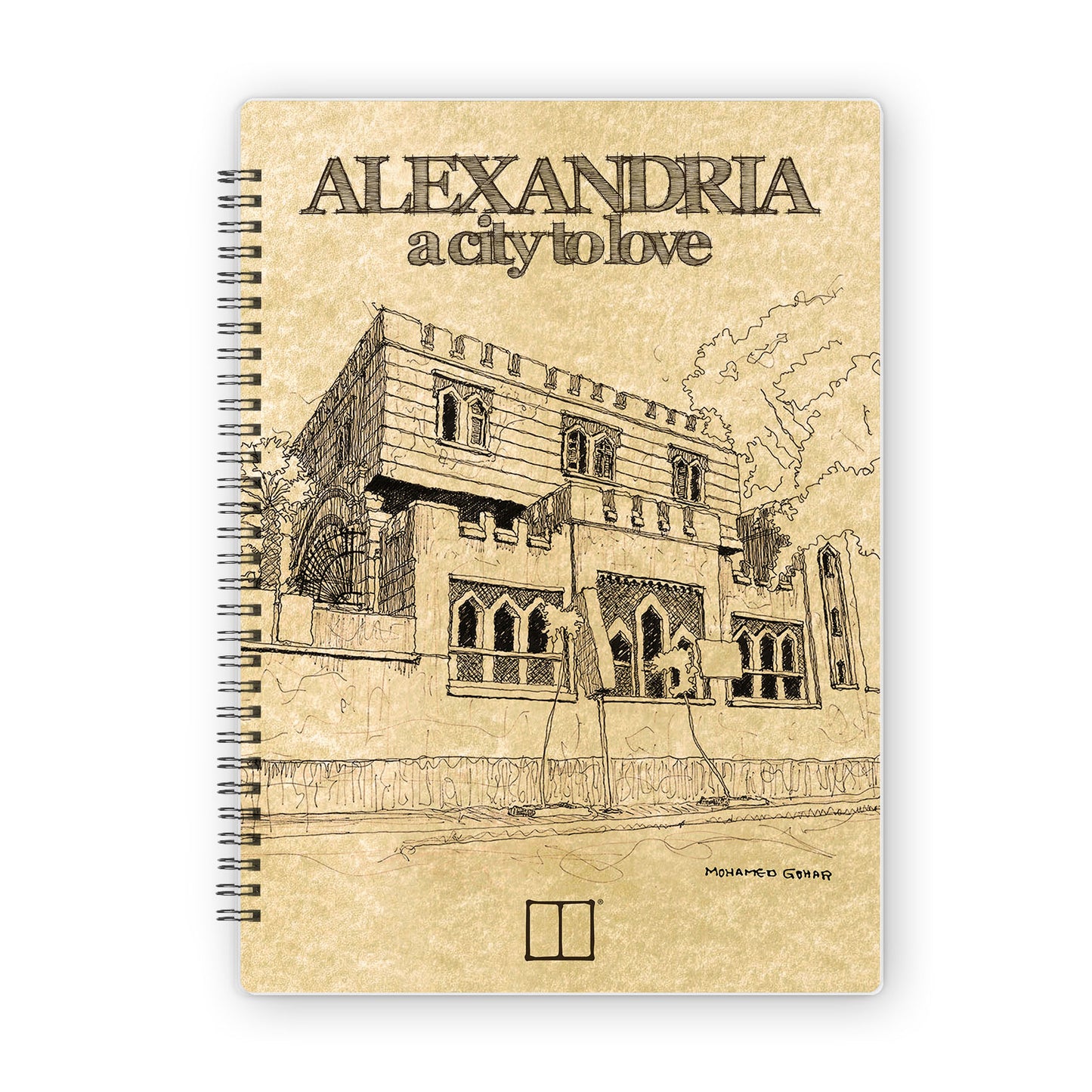 Sketchbook | 28 X 20 cm - (Alexandria a city to love) - 02 - from SketchBook Stationery