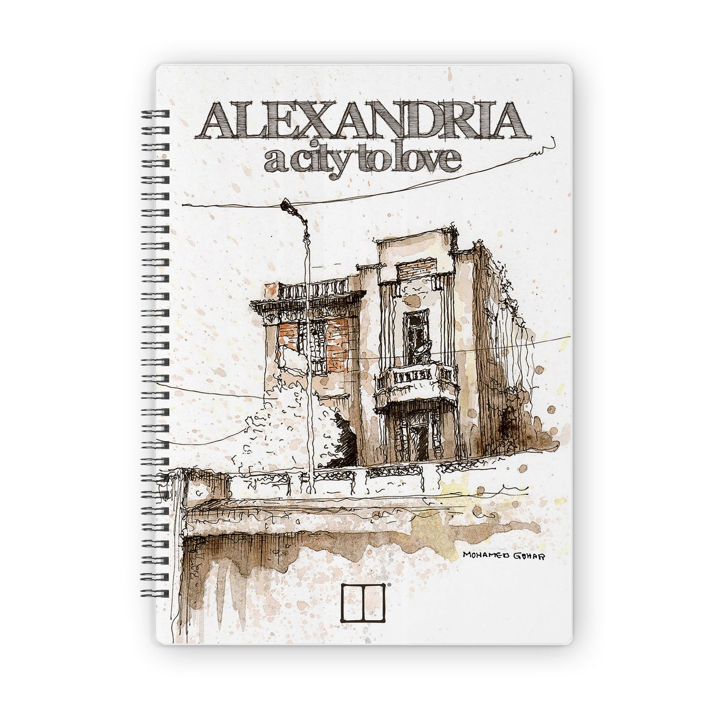 Sketchbook | 28 X 20 cm - (Alexandria a city to love) - 03 - from SketchBook Stationery