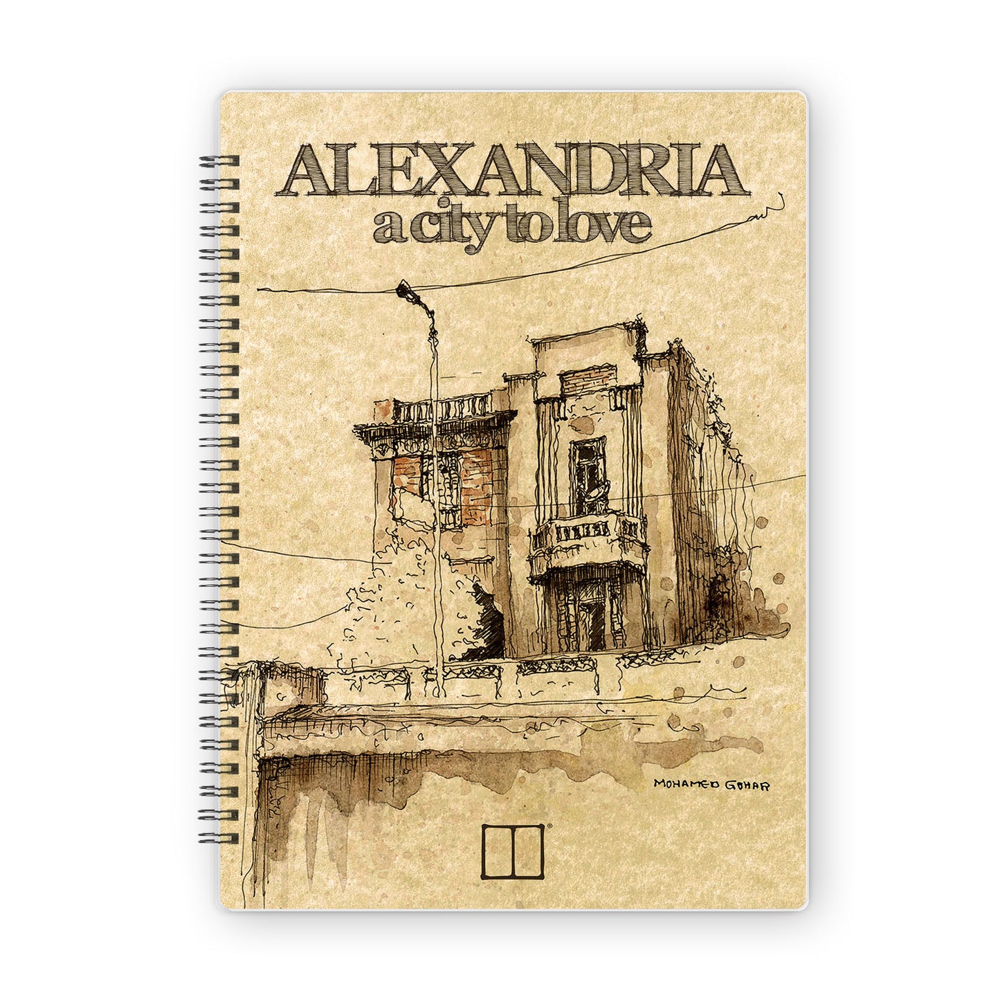 Sketchbook | 28 X 20 cm - (Alexandria a city to love) - 03 - from SketchBook Stationery
