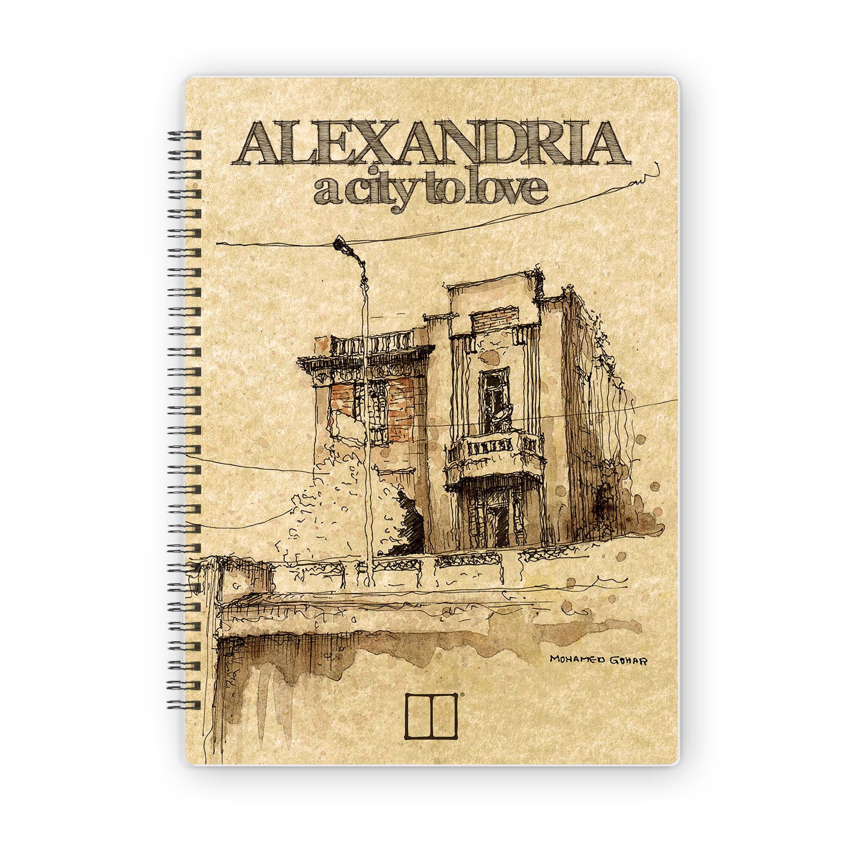 Sketchbook | 28 X 20 cm - (Alexandria a city to love) - 03 - from SketchBook Stationery