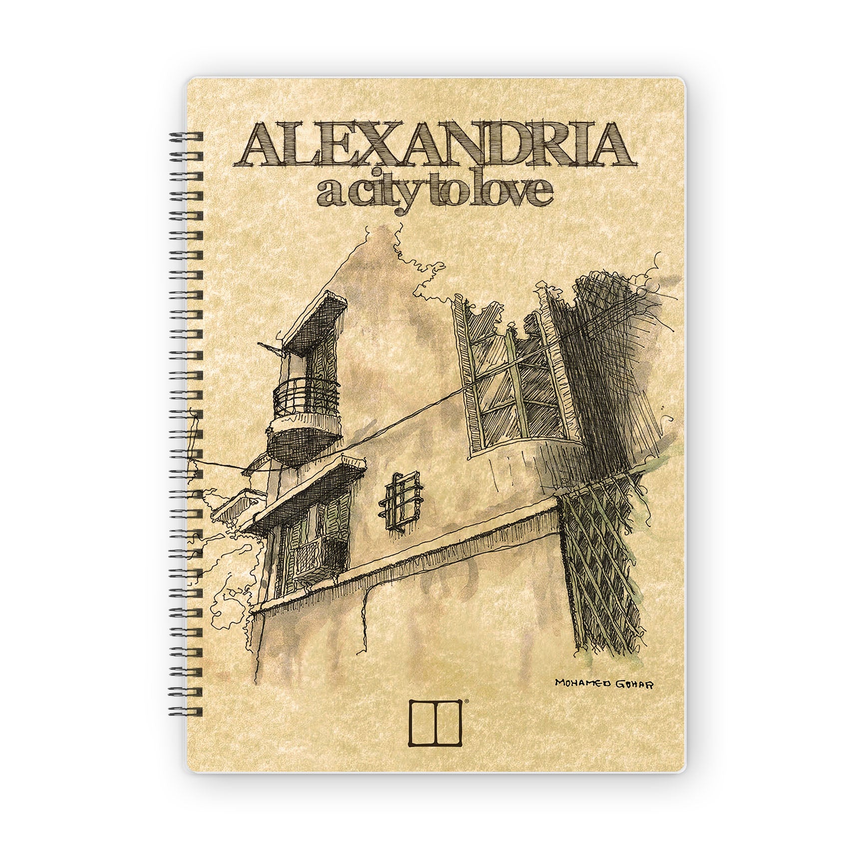 Sketchbook | 28 X 20 cm - (Alexandria a city to love) - 04 - from SketchBook Stationery