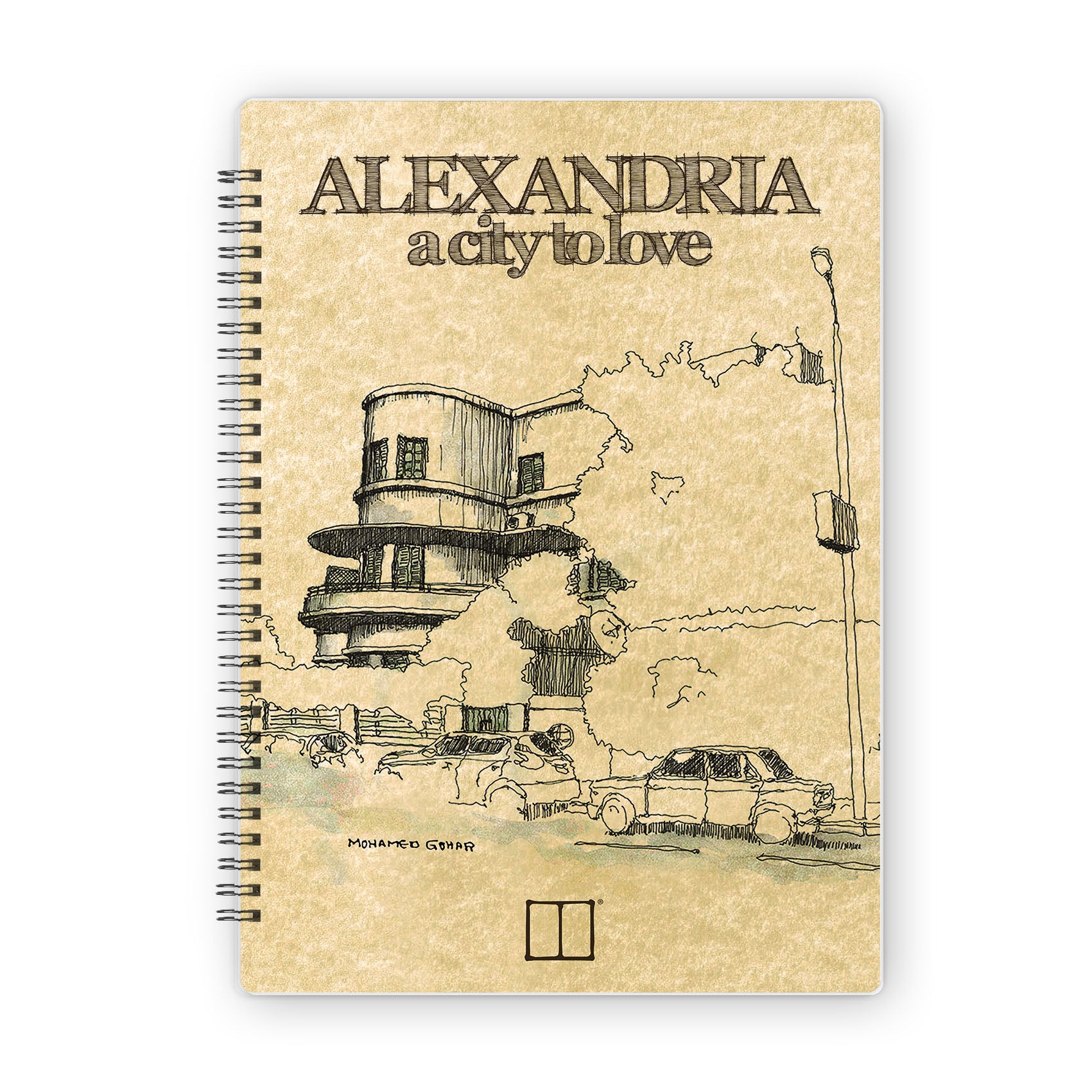 Sketchbook | 28 X 20 cm - (Alexandria a city to love) - 05 - from SketchBook Stationery