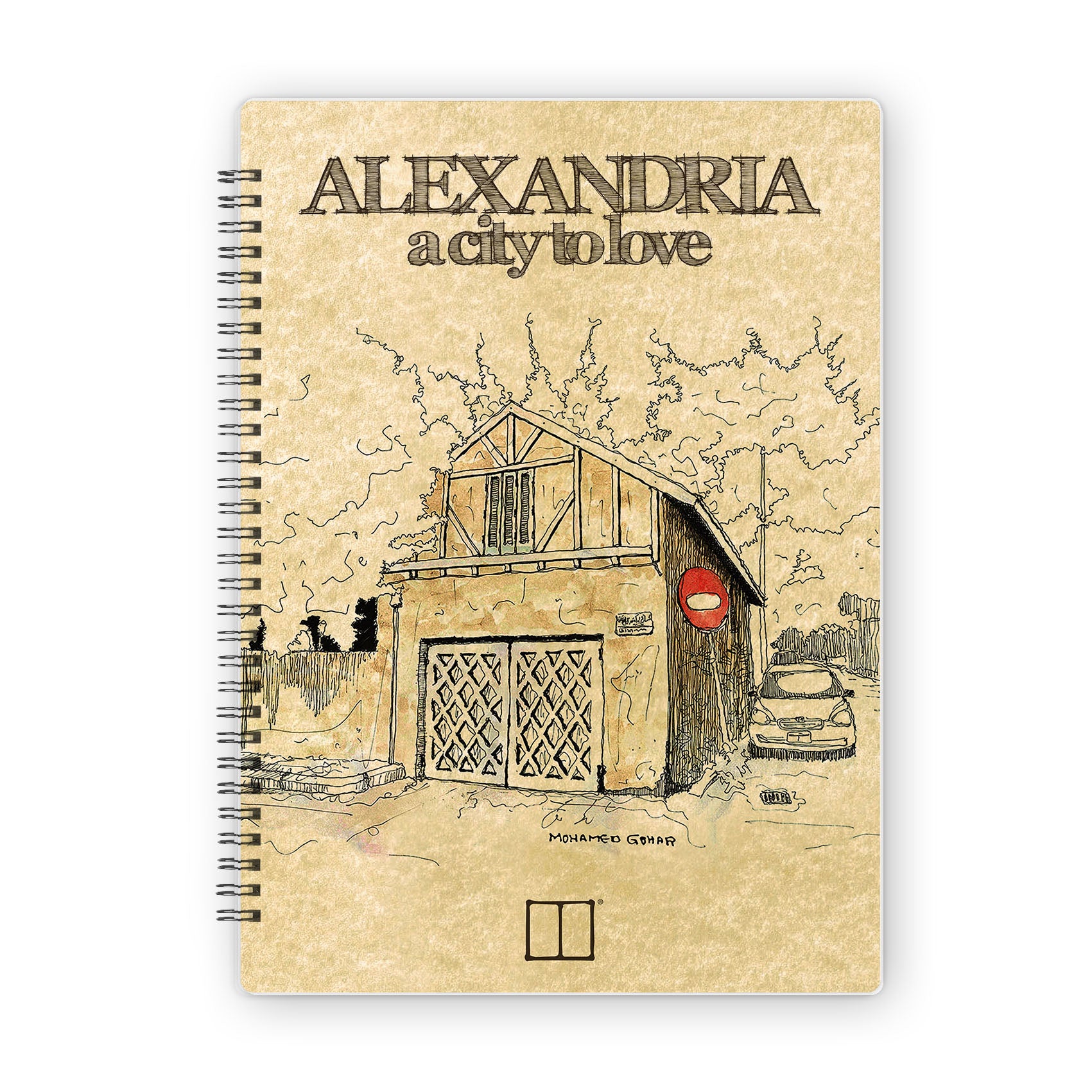 Sketchbook | 28 X 20 cm - (Alexandria a city to love) - 07 - from SketchBook Stationery