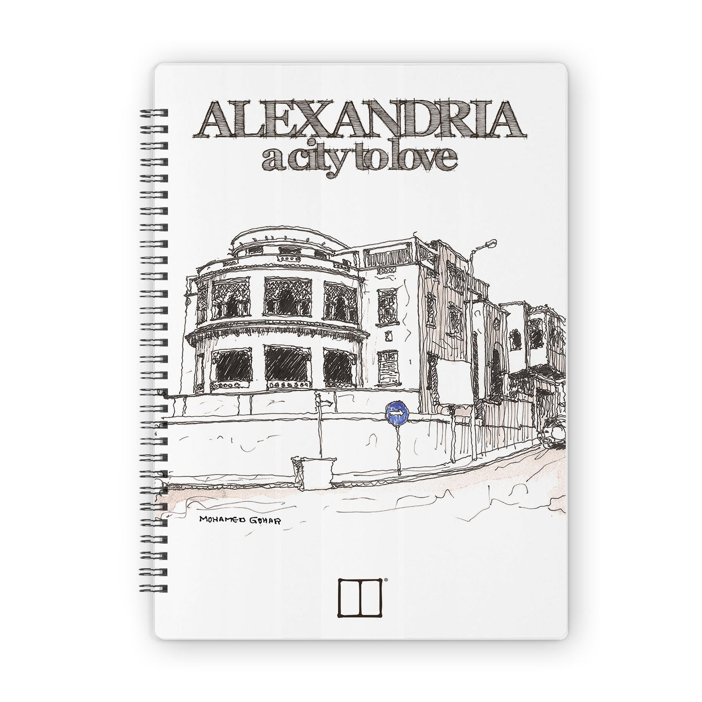 Sketchbook | 28 X 20 cm - (Alexandria a city to love) - 08 (Villa Sabahi) - from SketchBook Stationery