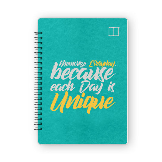 Daily Calendar Planner (60 Days) | 20 X 14 cm - Memories Blue (New) - from SketchBook Stationery