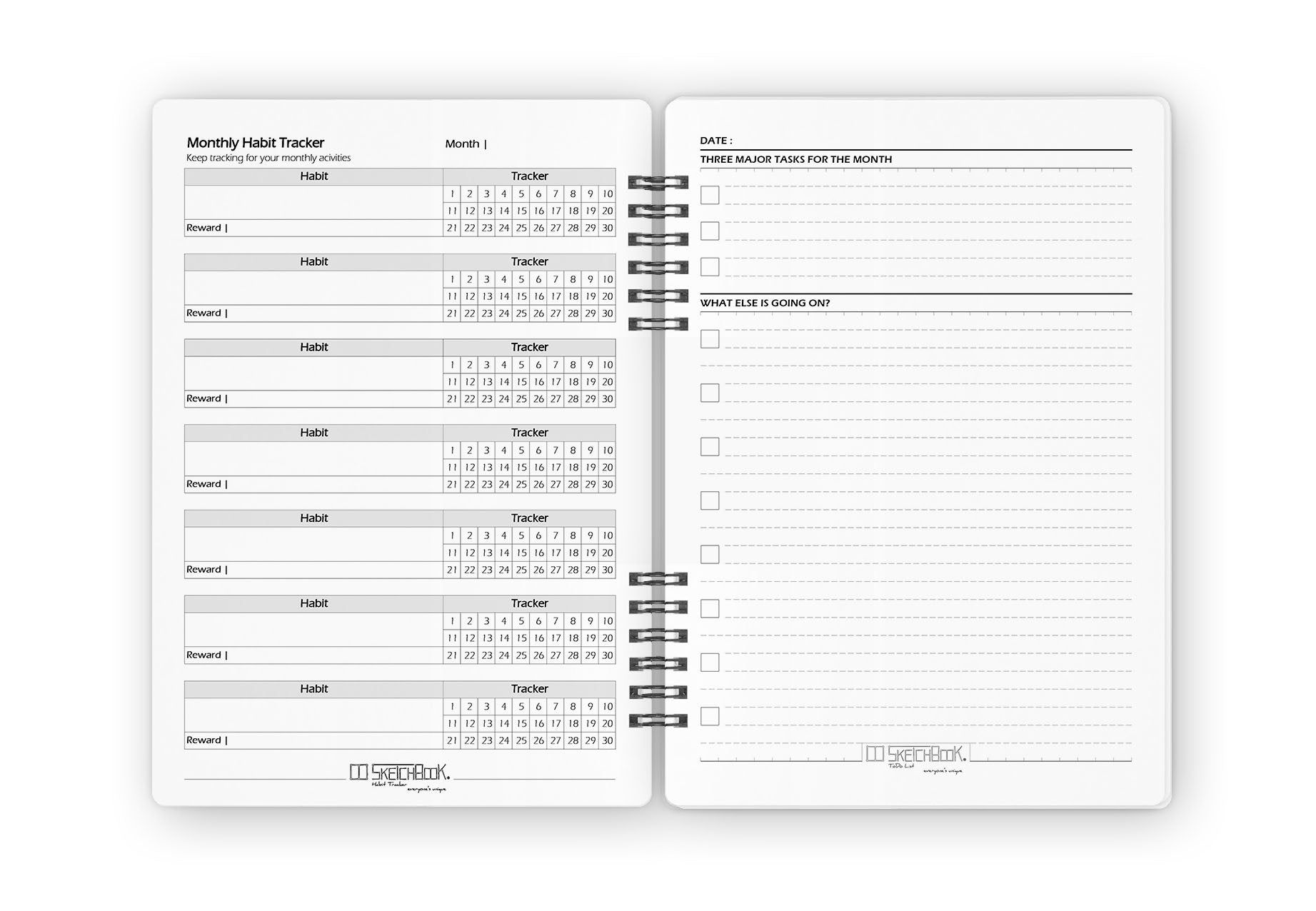 Seasons Planner | Weekly Journal Planner - (Summer) - from SketchBook Stationery