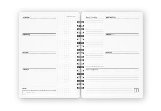 Weekly Planner Notebook - from SketchBook Stationery
Egypt