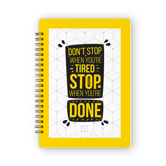 Notebooks | Don't Stop - from SketchBook Stationery