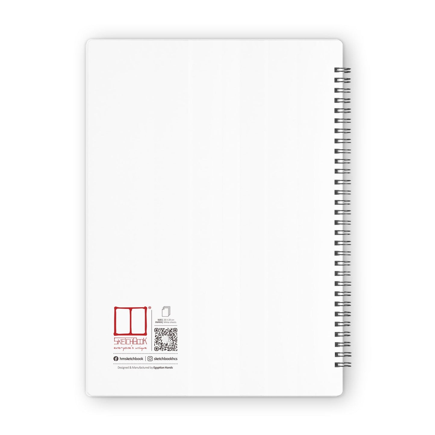 Sketchbook | 28 X 20 cm - (Plain) - White Paper - from SketchBook Stationery