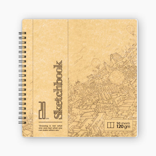 Square Sketchbook | 20 X 20 cm - White Paper - from SketchBook Stationery