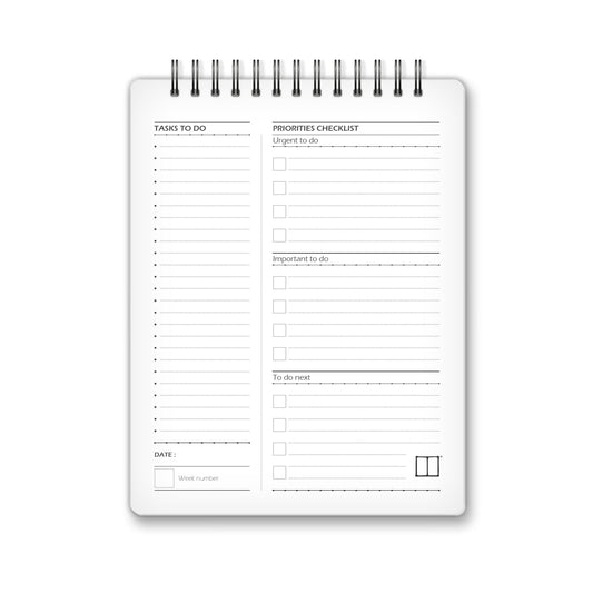 The To Do List | 18 X 14 cm - Abstract Colors 08 - from SketchBook Stationery